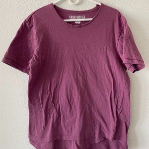 Knickerbocker Raspberry Uneven T-shirt